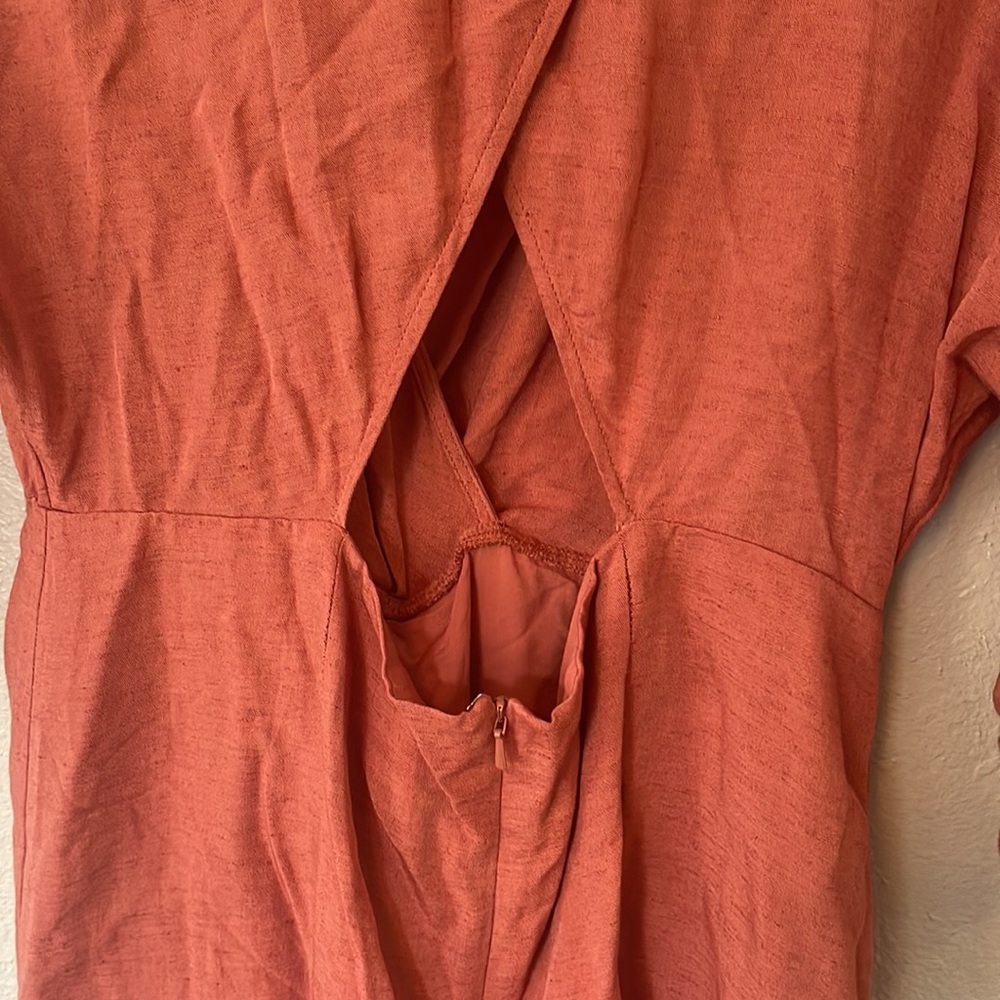 Anthropologie Puff Sleeve Wrap Dress - Picture 9 of 10